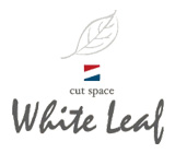 cut space White Leaf
